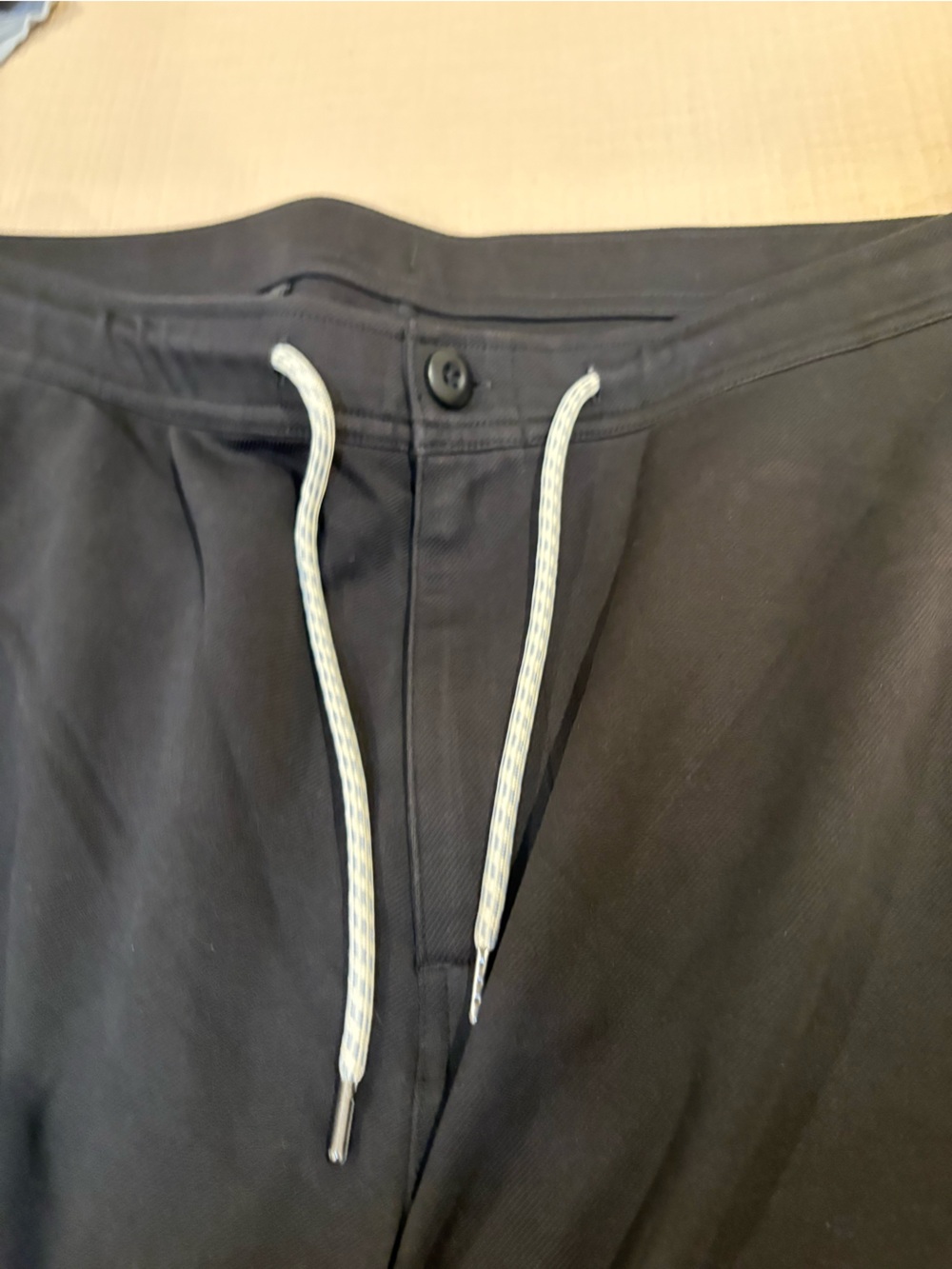 VUORI Solana Pant Twill Knit Size L Black Pull On Drawstring Pocket V450 - Picture 5 of 11